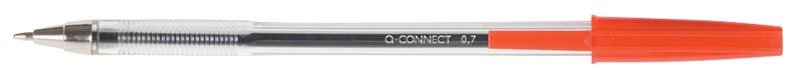 74157-17129-dlugopis_q_connect_z_wymiennym_wkladem_0_7mm_l-800w Długopis Q-CONNECT z wymiennym wkładem 0,7mm (linia), czerwony - obrazek 1