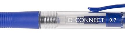 Długopis automatyczny Q-CONNECT 0,7mm, niebieski