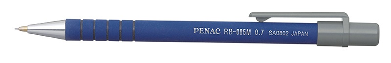 74508-17605-olowek_automatyczny_penac_rb085_0_7mm_niebiesk-800w Ołówek automatyczny PENAC RB085 0,7mm, niebieski - obrazek 1