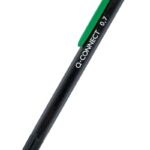 Ołówek automatyczny Q-CONNECT 0,7mm, czarny, GRATIS - grafity