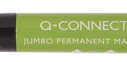 Marker przemysłowy Q-CONNECT Jumbo, ścięty, 2-20mm (linia), czarny
