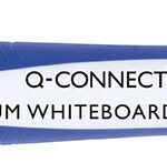 Marker do tablic Q-CONNECT Premium, gum. rękojeść, okrągły, 2-3mm (linia), niebieski
