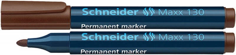 81648-23988-marker_permanentny_schneider_maxx_130_okragly_-800w Marker permanentny SCHNEIDER Maxx 130, okrągły, 1-3mm, brązowy - obrazek 1