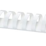 Grzbiety do bindowania OFFICE PRODUCTS, A4, 45mm (440 kartek), 50 szt., białe