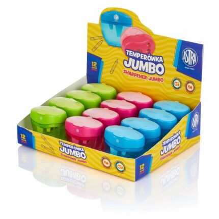 Temperówka jumbo Astra 3otwory pojemnik-12szt..
