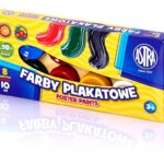 Farby plakatowe Astra 8 kol x 10 ml PREMIUM BOX
