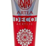 Farba akrylowa DECO ARTEA 75 ml tuba - Jasny czerwony