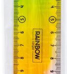 Linijka 20 cm FLEXI RAINBOW HIGH - 1 szt. opp bag