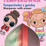 Gumka z temperówką w kształcie serca transformer 2w1 Astra, blister 1 szt.