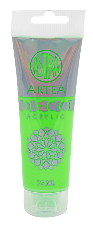 Farba akrylowa DECO ARTEA 75 ml tuba - Neonowy Zielony Farba akrylowa DECO ARTEA 75 ml tuba - Neonowy Zielony - obrazek 1