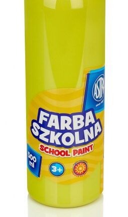 Farba szkolna Astra 500 ml - cytrynowa
