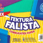 Tektura falista ASTRAPAP A4 mix 10 kol 160g, zestaw