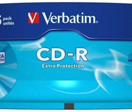 Płyta CD-R VERBATIM, 700MB, prędkość 52x, cake, 25szt., ekstra ochrona