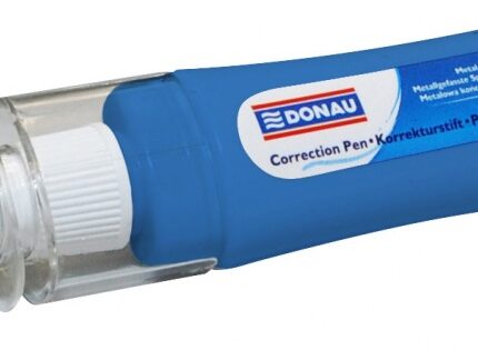 Korektor w piórze DONAU, metalowa końcówka, 12ml (opakowanie 12 szt.)