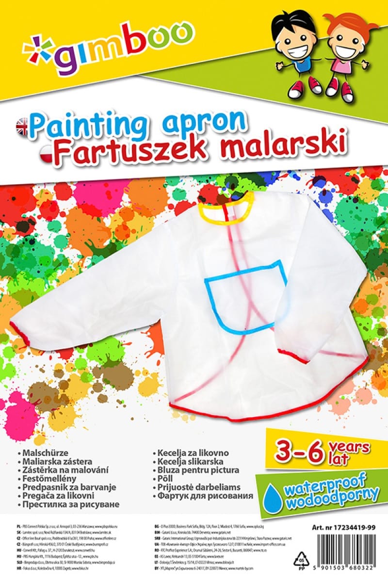 104095-67913-fartuszek_malarski_gimboo_rozmiar_3_6_lat_mix-800w Fartuszek malarski GIMBOO, rozmiar 3-6 lat, transparentny - obrazek 1