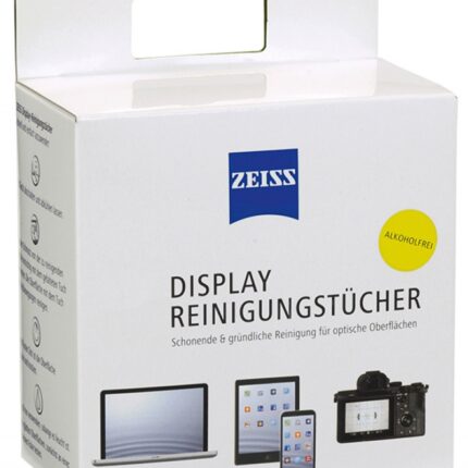Chusteczki do czyszczenia ekranów, tabletów i laptopów ZEISS, 10 szt., białe