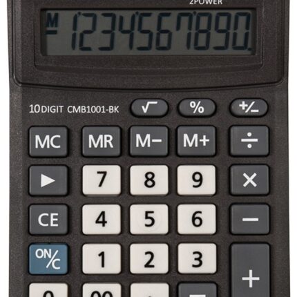 Kalkulator biurowy CITIZEN CMB1001-BK Business Line, 10-cyfrowy, 137x102mm, czarny