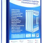 Segregator ofertowy DONAU, PP, A4/4RD/16, niebieski