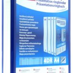 Segregator ofertowy DONAU, PP, A4/4RD/30, niebieski