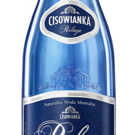 Woda CISOWIANKA Perlage, musująca, butelka szklana, 0,3l (opakowanie 24 szt.)