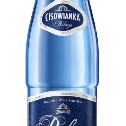 Woda CISOWIANKA Perlage, musująca, butelka plastikowa, 0,7l (opakowanie 6 szt.)