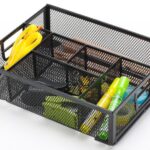 Organizer na biurko Q-CONNECT Office Set, metalowy, boczny, 6 komór, czarny