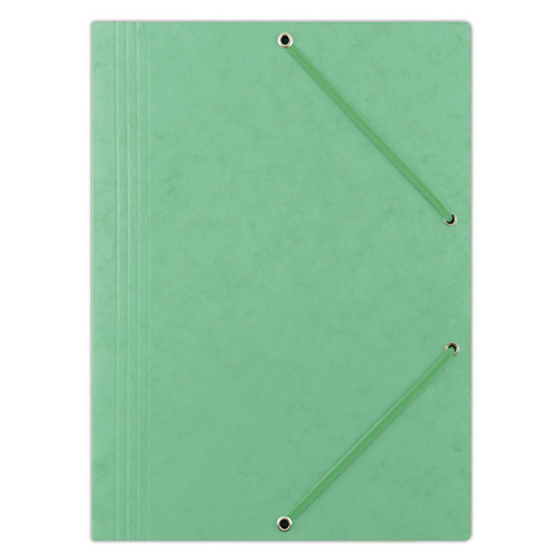 112101-71939-teczka_z_gumka_donau_preszpan_a4_390gsm_3_skr-800w Teczka z gumką DONAU, preszpan, A4, 390gsm, 3-skrz., jasnozielona (opakowanie 10 szt.) - obrazek 1