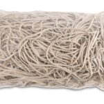 Gumki recepturki OFFICE PRODUCTS, średnica 130mm, 1,5x3mm, 60% kauczuku, 1000g, zgrzewka, białe
