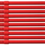 Flamaster biurowy OFFICE PRODUCTS, 10szt., czerwony