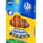 Kredki ołówkowe okrągłe SUPER JUMBO ASTRA BABY - 6 kolorów