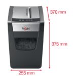 Niszczarka Rexel Momentum X312-SL Slimline, konfetti, P-3, 12 kart., 23l, czarna - obrazek 4
