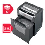 Niszczarka Rexel Momentum M510, mikro ścinki, P-5, 10 kart., 23l, czarna - obrazek 6