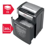 Niszczarka Rexel Momentum M515, mikro ścinki, P-5, 15 kart., 30l, czarna - obrazek 6