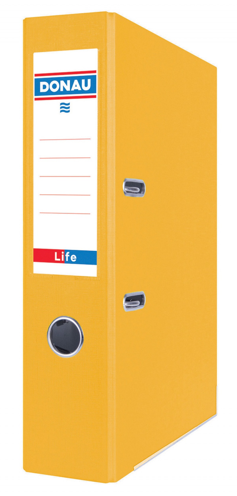 123539-128024-segregator_ringowy_donau_life_neon_a4_75mm_z-800w Segregator DONAU Life, neon, A4/75mm, żółty - obrazek 1