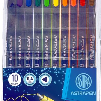 Cienkopisy trójkątne 0,4 mm ASTRAPEN - 10 szt.