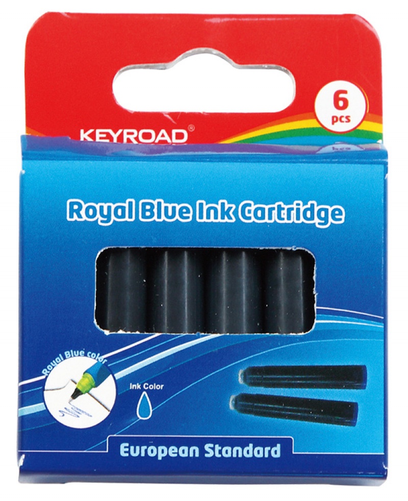 143707-155982-naboje_do_pior_keyroad_6_szt_zawieszka_niebi-800w Naboje do piór KEYROAD, 6 szt., zawieszka, niebieski - obrazek 1