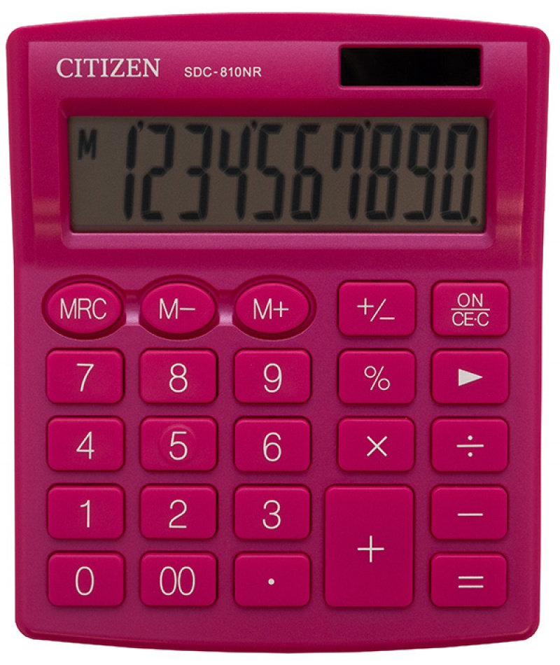 171137-166953-kalkulator_biurowy_citizen_sdc_810nrpke_10_c-800w Kalkulator biurowy CITIZEN SDC-810NRPKE, 10-cyfrowy, 127x105mm, różowy - obrazek 1
