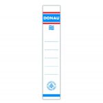 Etykiety samoprzylepne do segregatora DONAU, 33x153mm, jednostronne, 20szt.