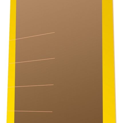 Clipboard DONAU Life, karton, A4, z klipsem, żółty