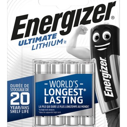 Bateria ENERGIZER Ultimate Lithium, AAA, L92, 1,5V, 4szt.