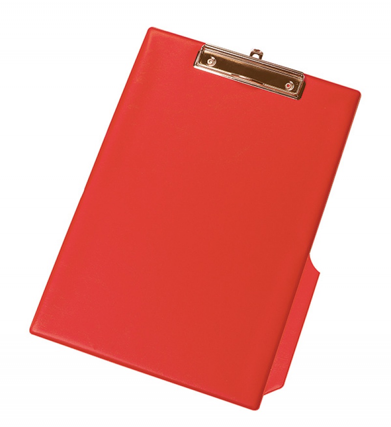 193729-16923-clipboard_q_connect_deska_z_klipsem_pvc_a4_cz-800w Clipboard Q-CONNECT deska, z klipsem, PVC, A4 czerwony - obrazek 1