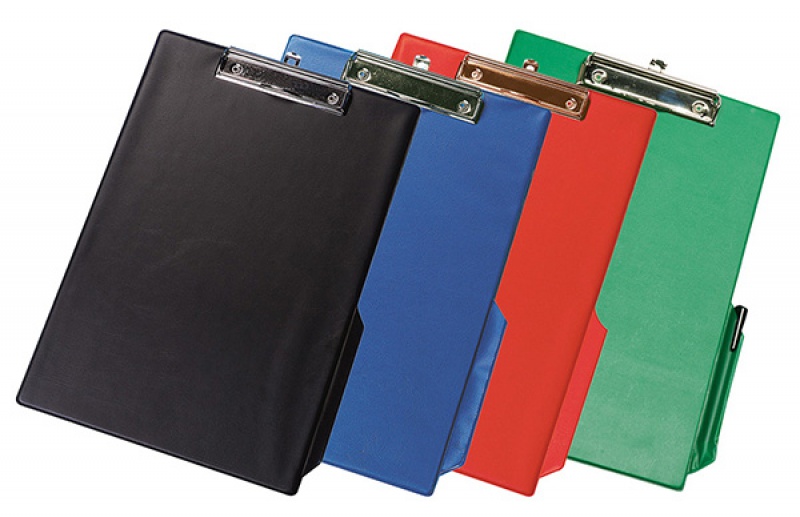 193736-19654-clipboard_q_connect_deska_z_klipsem_pvc_a4_mi-800w Clipboard Q-CONNECT deska, z klipsem, PVC, A4 mix - obrazek 1