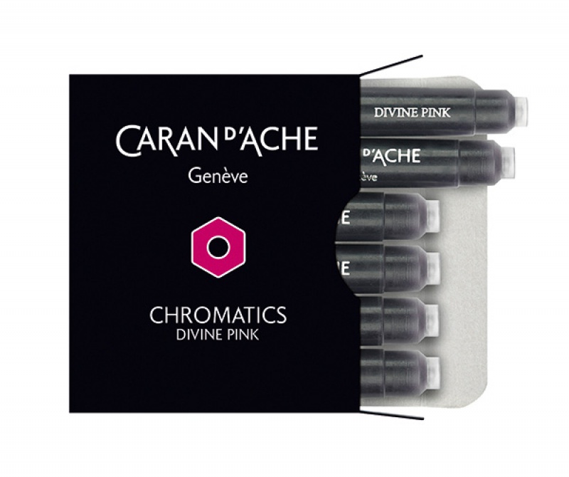 196770-198580-naboje_caran_d_ache_chromatics_divine_pink_6-800w-1 Naboje CARAN D'ACHE Chromatics Divine Pink, 6szt., różowe - obrazek 1