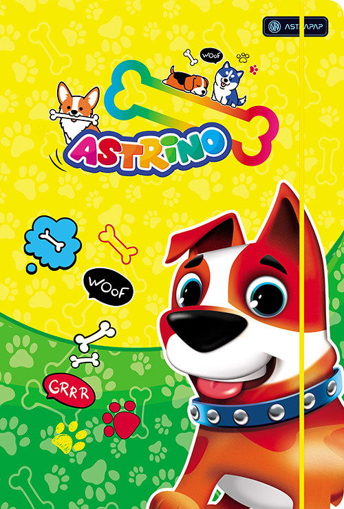 Teczka z gumką ASTRAPAP A4 "Astrino" Teczka z gumką ASTRAPAP A4 "Astrino" - obrazek 1