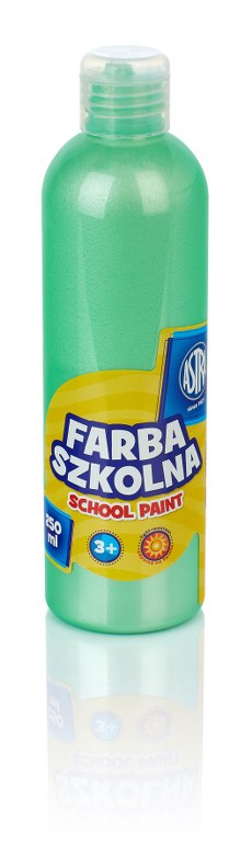 Farba szkolna Astra 250 ml - perłowa zielona Farba szkolna Astra 250 ml - perłowa zielona - obrazek 1