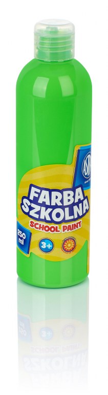 Farba szkolna Astra 250 ml - fluorescencyjna zielona Farba szkolna Astra 250 ml - fluorescencyjna zielona - obrazek 1