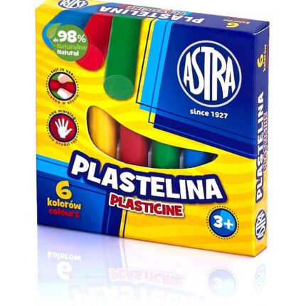 Plastelina Astra 6 kolorów