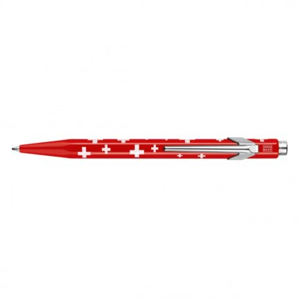 Długopis CARAN D'ACHE 849 Swiss Flag, M, czerwony