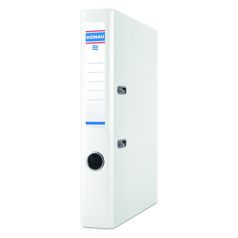219947-210131-segregator_donau_premium_pp_a4_50mm_bialy-800w Segregator DONAU Premium-S, PP, A4/50mm, biały - obrazek 1
