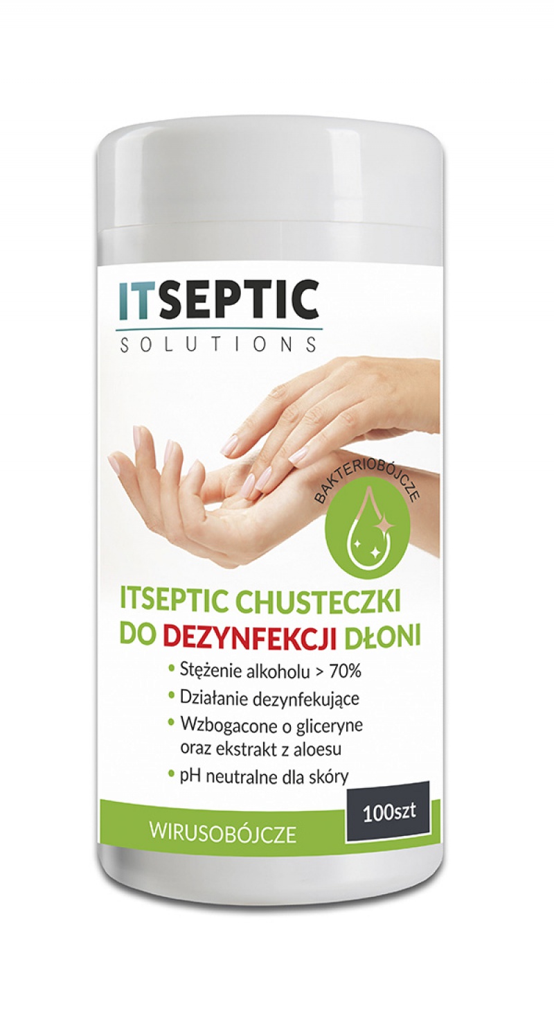 224007-210851-chusteczki_do_dezynfekcji_dloni_itseptic_duz-800w-1 Chusteczki do dezynfekcji dłoni ITSEPTIC, duża tuba, 100szt. - obrazek 1